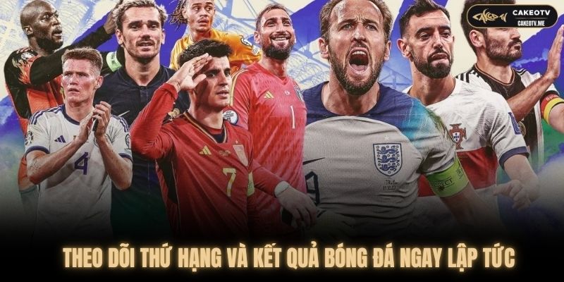 Người dùng có thể theo dõi thứ hạng và kết quả trận đấu ngay sau khi kết thúc trận