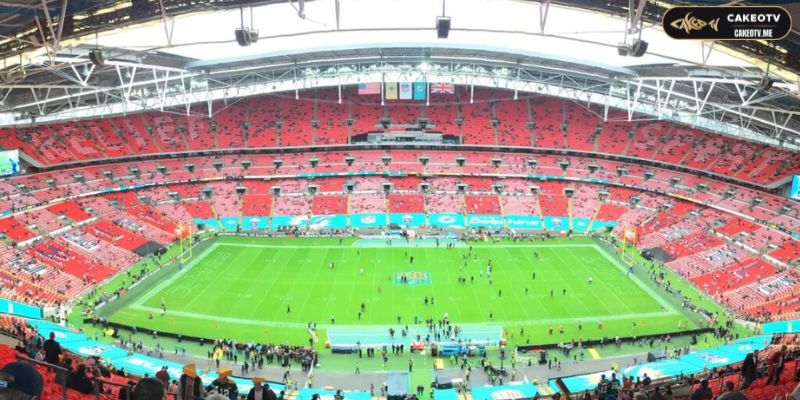 Sân Wembley thường xuyên tổ chức các trận Champions League